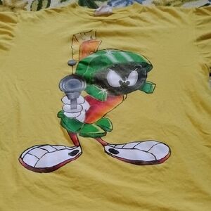 Men's Vintage L Admit One Looney Tunes Marvin The Martian Daffy Duck 1996 Shirt